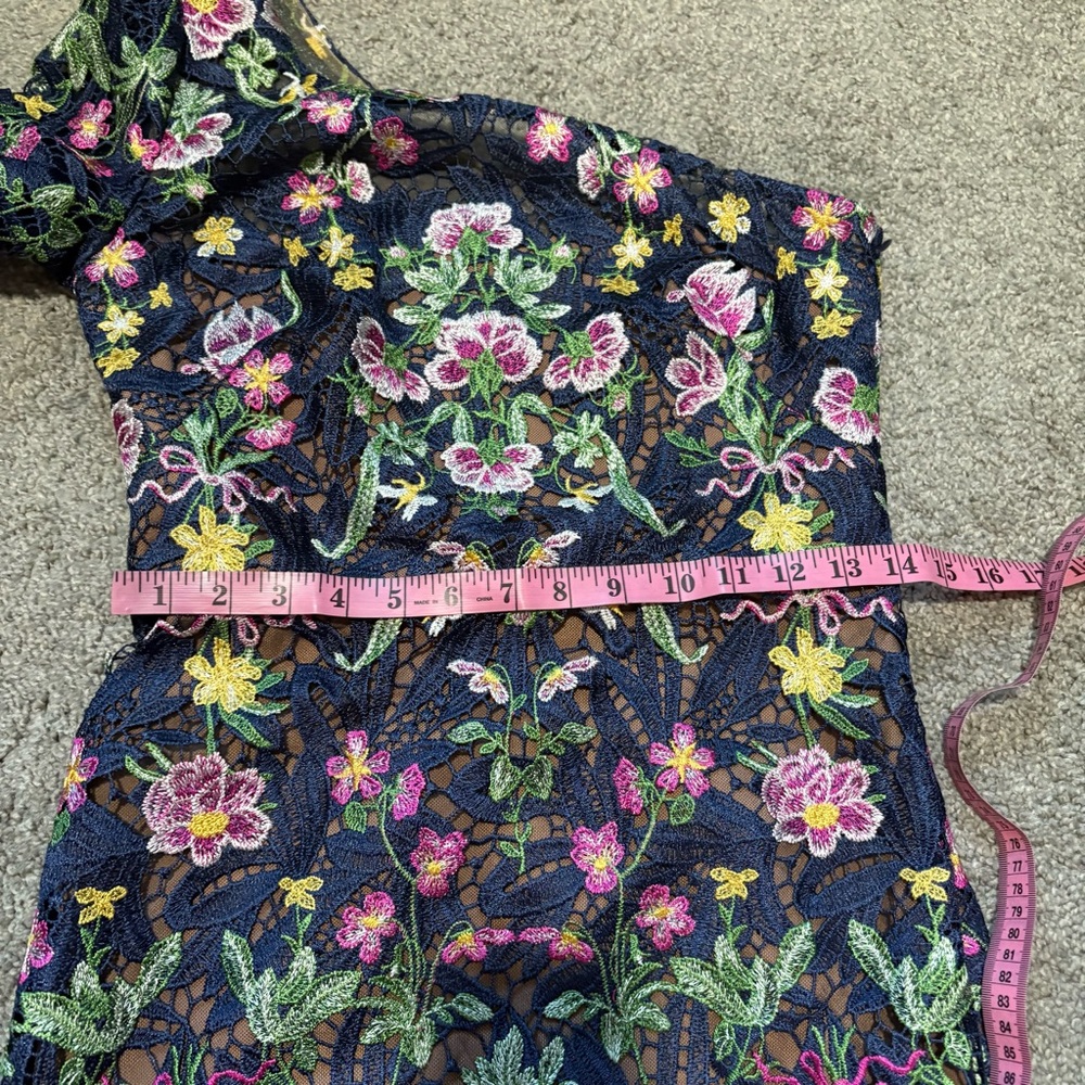 Marchesa Notte NEW Alexis Floral Embroidered Midi Dress Size XS $795.00 - Picture 13 of 16